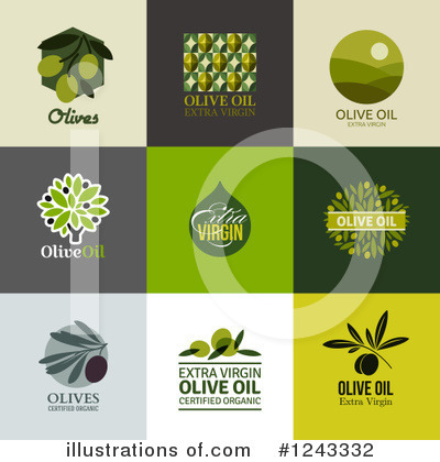 Royalty-Free (RF) Olive Clipart Illustration by elena - Stock Sample #1243332