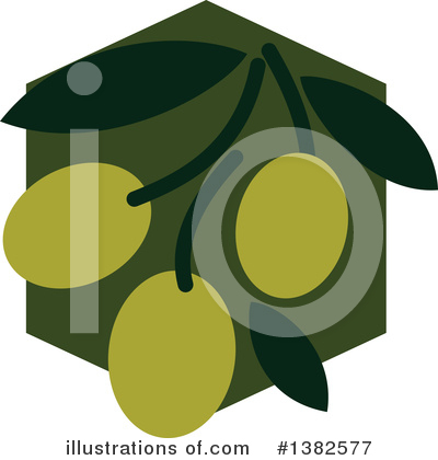 Royalty-Free (RF) Olive Clipart Illustration by elena - Stock Sample #1382577