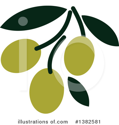 Royalty-Free (RF) Olive Clipart Illustration by elena - Stock Sample #1382581