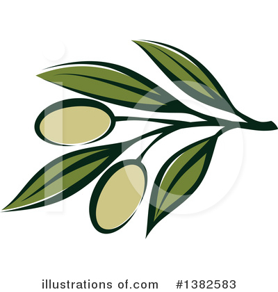 Olive Branch Clipart #1382583 by elena