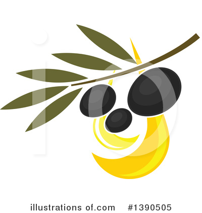 Royalty-Free (RF) Olive Clipart Illustration by Vector Tradition SM - Stock Sample #1390505