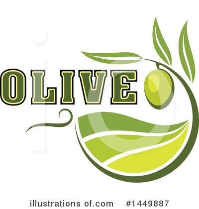 Royalty-Free (RF) Olive Clipart Illustration by Vector Tradition SM - Stock Sample #1449887