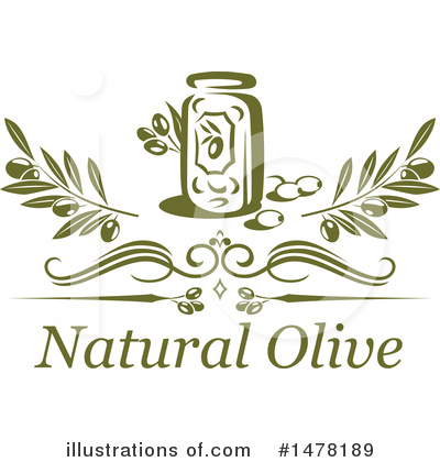 Royalty-Free (RF) Olive Clipart Illustration by Vector Tradition SM - Stock Sample #1478189
