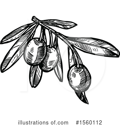 Royalty-Free (RF) Olive Clipart Illustration by Vector Tradition SM - Stock Sample #1560112