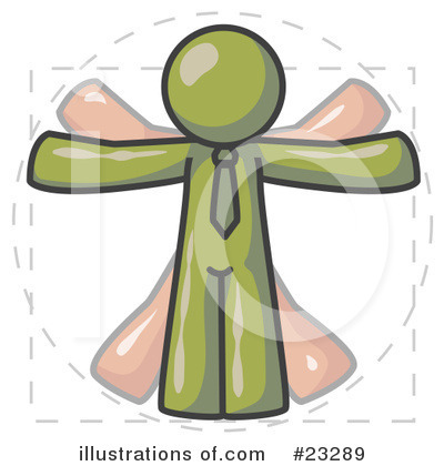 Royalty-Free (RF) Olive Green Collection Clipart Illustration by Leo Blanchette - Stock Sample #23289