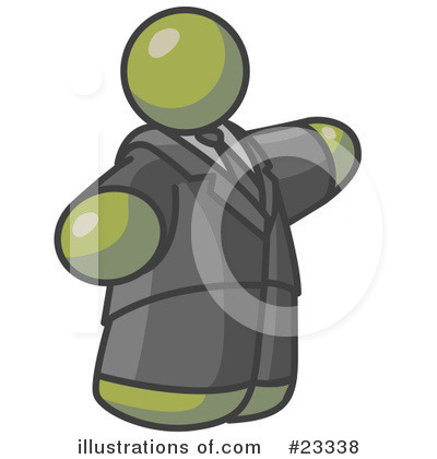 Royalty-Free (RF) Olive Green Collection Clipart Illustration by Leo Blanchette - Stock Sample #23338