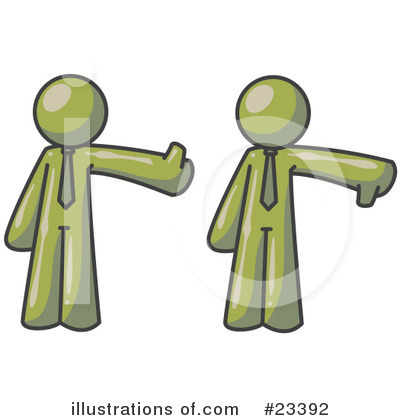 Royalty-Free (RF) Olive Green Collection Clipart Illustration by Leo Blanchette - Stock Sample #23392