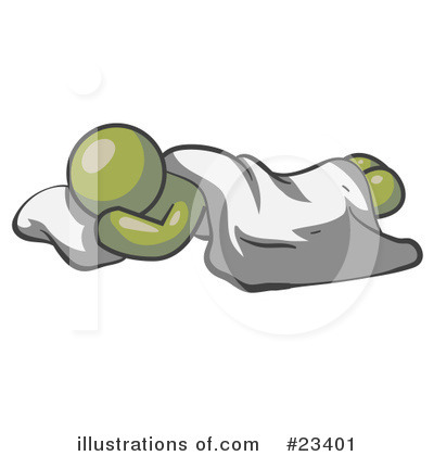 Sleeping Clipart #23401 by Leo Blanchette