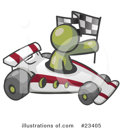 Race Car Clipart #23405 by Leo Blanchette
