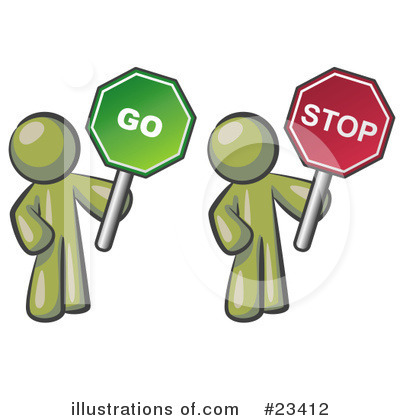 Stop Sign Clipart #23412 by Leo Blanchette