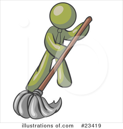 Cleaning Clipart #23419 by Leo Blanchette