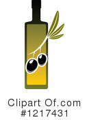 Olive Oil Clipart #1217431 by Vector Tradition SM