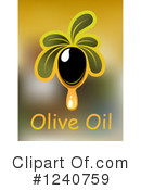 Olive Oil Clipart #1240759 by Vector Tradition SM