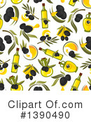 Olive Oil Clipart #1390490 by Vector Tradition SM
