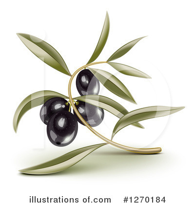 Royalty-Free (RF) Olives Clipart Illustration by Oligo - Stock Sample #1270184