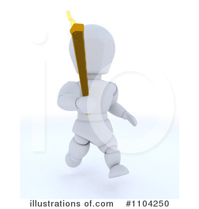 Royalty-Free (RF) Olympics Clipart Illustration by KJ Pargeter - Stock Sample #1104250
