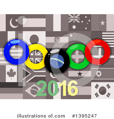 Royalty-Free (RF) Olympics Clipart Illustration by elaineitalia - Stock Sample #1395247