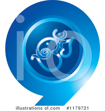 Royalty-Free (RF) Om Symbol Clipart Illustration by Lal Perera - Stock Sample #1179721