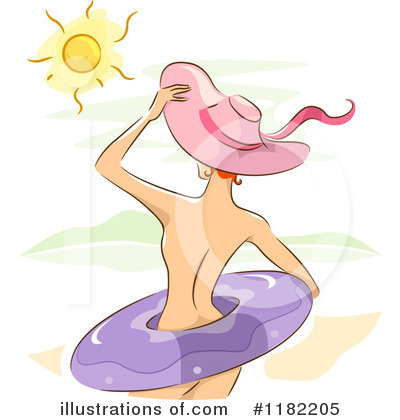 Royalty-Free (RF) On The Beach Clipart Illustration by BNP Design Studio - Stock Sample #1182205