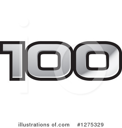Royalty-Free (RF) One Hundred Clipart Illustration by Lal Perera - Stock Sample #1275329