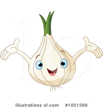 Royalty-Free (RF) Onion Clipart Illustration by Pushkin - Stock Sample #1051566