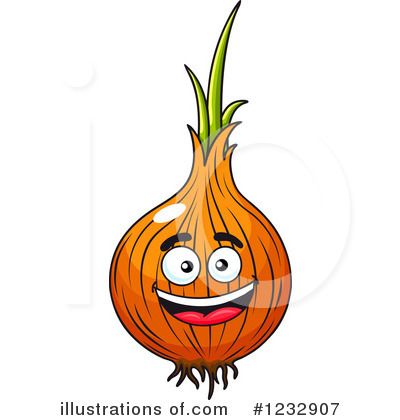 Royalty-Free (RF) Onion Clipart Illustration by Vector Tradition SM - Stock Sample #1232907