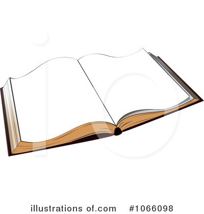 Royalty-Free (RF) Open Book Clipart Illustration by Vector Tradition SM - Stock Sample #1066098