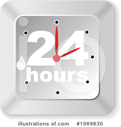 24 Hours Clipart #1069630 by Andrei Marincas