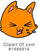 Orange Cat Clipart #1484914 by lineartestpilot