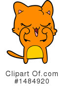 Orange Cat Clipart #1484920 by lineartestpilot