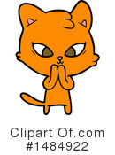 Orange Cat Clipart #1484922 by lineartestpilot