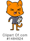 Orange Cat Clipart #1484924 by lineartestpilot