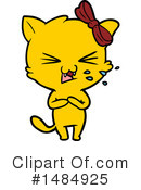 Orange Cat Clipart #1484925 by lineartestpilot