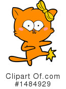 Orange Cat Clipart #1484929 by lineartestpilot