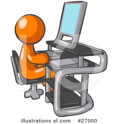Computers Clipart #27000 by Leo Blanchette