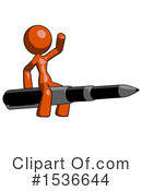 Orange Design Mascot Clipart #1536644 by Leo Blanchette