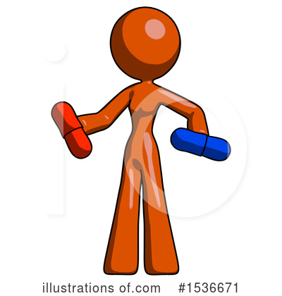 Royalty-Free (RF) Orange Design Mascot Clipart Illustration by Leo Blanchette - Stock Sample #1536671