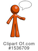 Orange Design Mascot Clipart #1536709 by Leo Blanchette