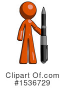 Orange Design Mascot Clipart #1536729 by Leo Blanchette