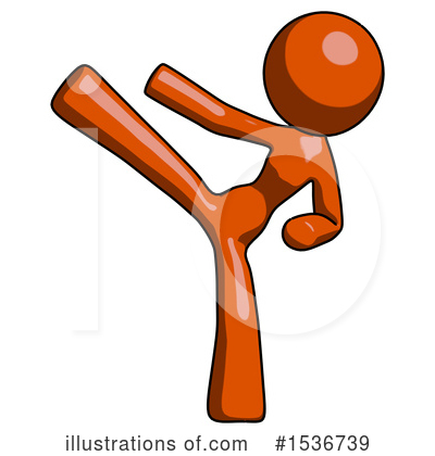 Royalty-Free (RF) Orange Design Mascot Clipart Illustration by Leo Blanchette - Stock Sample #1536739