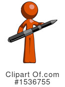 Orange Design Mascot Clipart #1536755 by Leo Blanchette