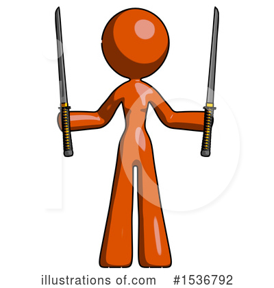 Royalty-Free (RF) Orange Design Mascot Clipart Illustration by Leo Blanchette - Stock Sample #1536792