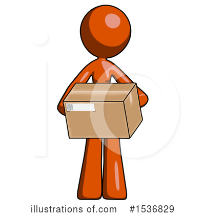 Royalty-Free (RF) Orange Design Mascot Clipart Illustration by Leo Blanchette - Stock Sample #1536829