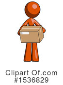 Orange Design Mascot Clipart #1536829 by Leo Blanchette