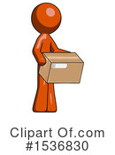 Orange Design Mascot Clipart #1536830 by Leo Blanchette