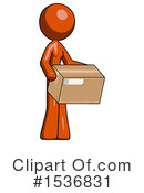 Orange Design Mascot Clipart #1536831 by Leo Blanchette