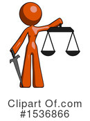 Orange Design Mascot Clipart #1536866 by Leo Blanchette