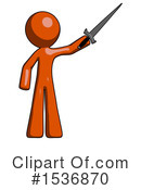 Orange Design Mascot Clipart #1536870 by Leo Blanchette