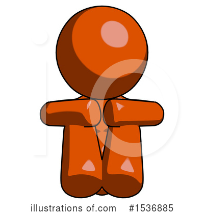Royalty-Free (RF) Orange Design Mascot Clipart Illustration by Leo Blanchette - Stock Sample #1536885