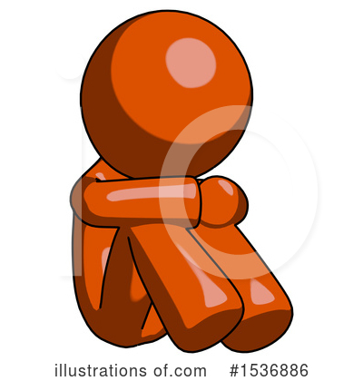 Royalty-Free (RF) Orange Design Mascot Clipart Illustration by Leo Blanchette - Stock Sample #1536886